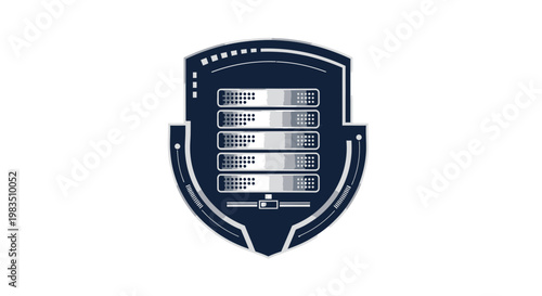 Secure Server Infrastructure Shield Protection Concept