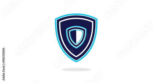 Secure Shield Protection Symbol Design Element