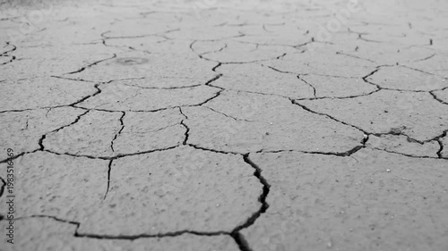 The Cracked Earth, dried and barren due to drought