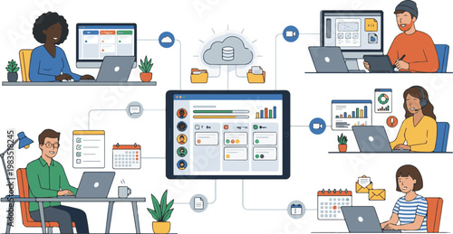 Centralized Team Management Platform for Remote Project Coordination