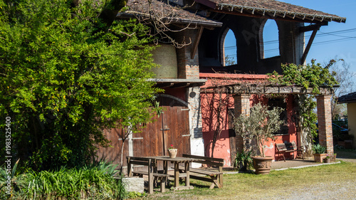 old wooden house in forest