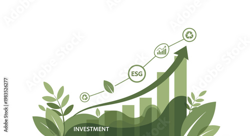 Elegant and serene, this graphic element evokes nature and growth, ideal for website design, branding, or adding a touch of organic freshness to marke