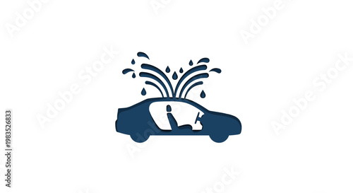 Car Roof Water Leakage Problem Icon