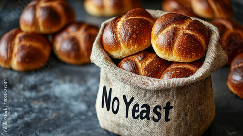 "No Yeast" warning on a bag...