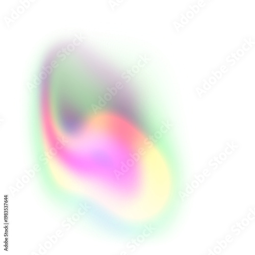 Quadro su tela abstract gradient background with colorful waves
