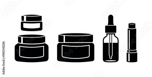 eye cream jar small container, night cream jar thick, sleeping mask jar cosmetic, face oil dropper bottle, lip balm stick tube