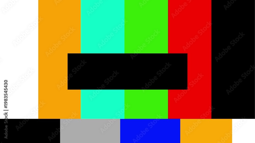 Vídeo do Stock: Television screen error with no signal animation and ...