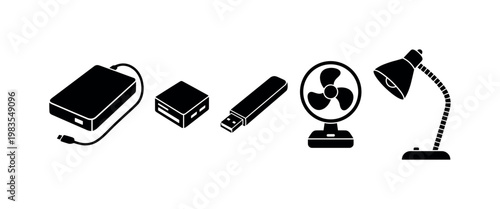 usb external hard drive box, usb card reader device, usb pen drive slim stick, usb mini fan portable, usb lamp flexible arm bold