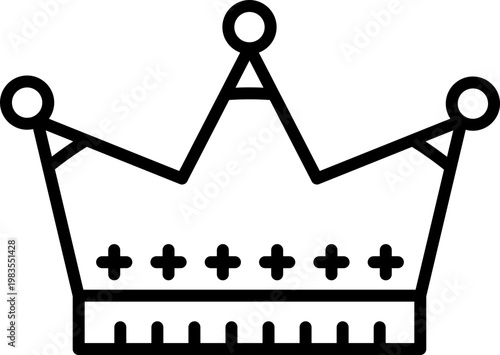 Queen Crown Icon, Crown Logo, Royal Crown Symbol