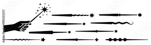 Hand drawing fishing rod with bait and fish illustration step by step tutorial sketch