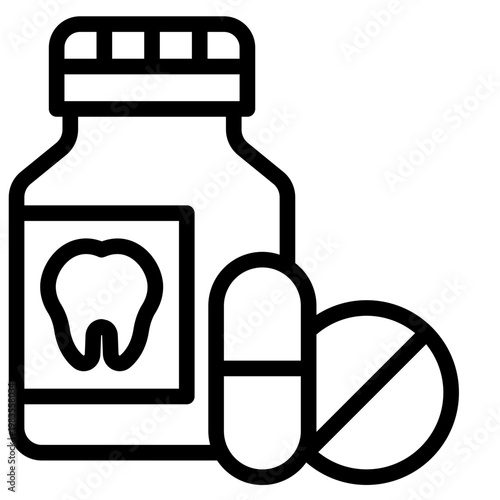 Medicine icon vector graphic illustration. Suitable for website design, app, template, characters.