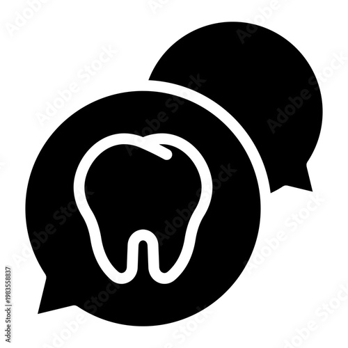 Forum icon glyph style vector graphic illustration. Suitable for website design, app, template.