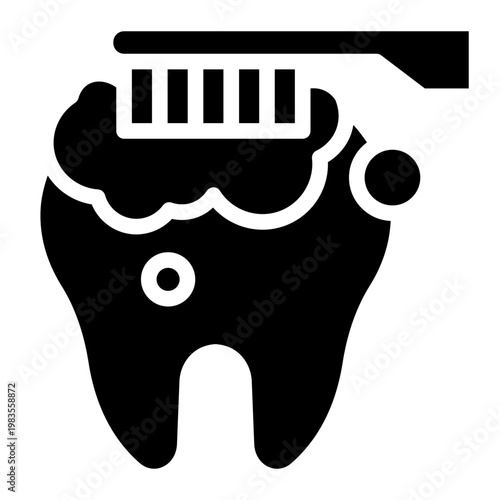 Braces Bottom  icon glyph style vector graphic illustration. Suitable for website design, app, template.