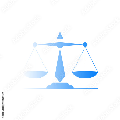 blue scale icon with gradient effect