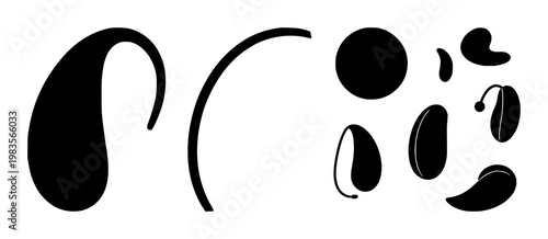 Hearing aid device icon set with solid black icon on white background featuring hearing aid, audio assistance device, medical device with healthcare and technology