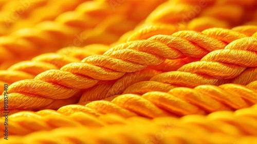 Bright Yellow Material Shines Under Sunlight With Colorful Background in Afte...