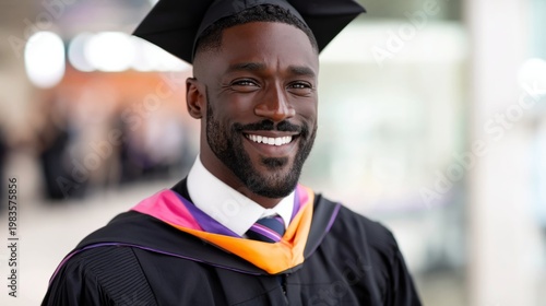 Graduation Ceremony Takes Place at University With Students Celebrating Achie...