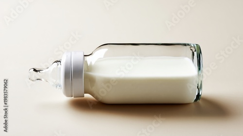 Milk Bottle Placed on a Flat Surface During Daytime With Soft Light Creating ...