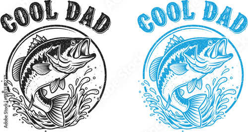 Cool dad fathers day gift ideas fishing t shirt designs for dad papa and father figures