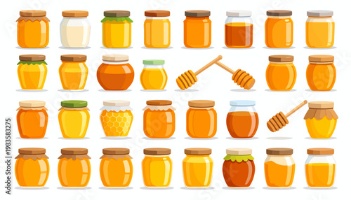 Honey Jars and Dipper Tools.