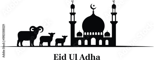 A majestic illustration of a horse and lion silhouette stands before the marble dome and minarets of the Taj Mahal, a landmark of Indian architecture and culture against a bright sky