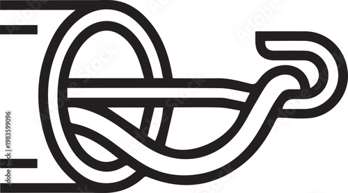 Professional Wire Puller Tool Extracting Electrical Cable from PVC Conduit – Essential for Industrial Wiring, Electrical Installations, Plumbing & HVAC Systems, Construction Blueprints