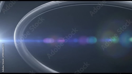 Wallpaper Mural Metallic Rings and Bars Intersection. Torontodigital.ca