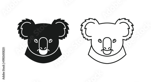 Koala Animal Vector Designs for Branding Vector