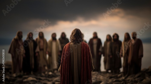 Jesus Christ calls fishermen to follow Him, as they leave their nets behind, revealing obedience, purpose, and the beginning of a transformed life.
