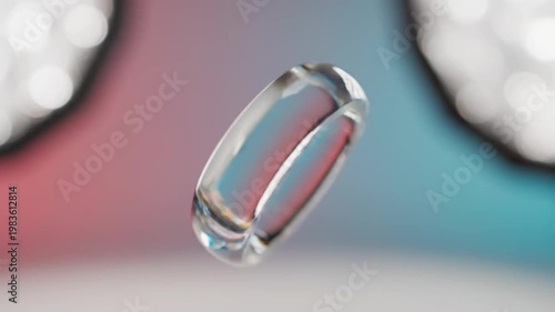 Wallpaper Mural Glass objects on colorful background. Torontodigital.ca