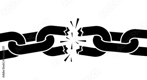 Breaking free from restrictive bonds concept.