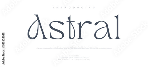 Introducing Astral Font Typeface Design