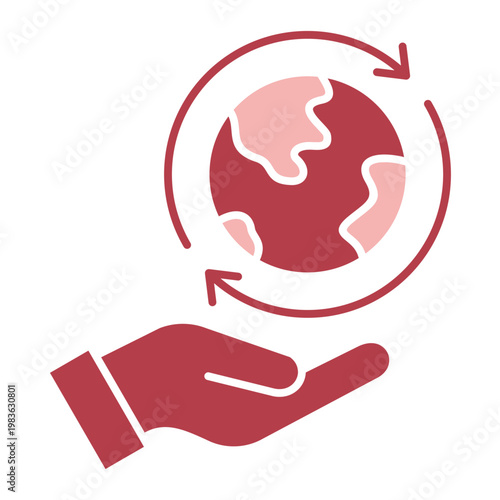 Corp Responsibility Red Icon