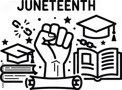 Juneteenth celebration freedom education and empowerment honoring african american history and liberation
