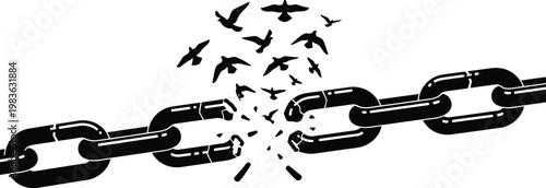 Juneteenth freedom broken chains symbolize emancipation and the celebration of african american liberation