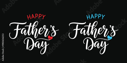 Happy father's day vector graphic designs celebrating parenthood with stylish typography and heartfelt illustrations