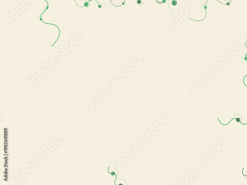 Elegant Art Nouveau Vine Pattern Luxury Ornamental Background
