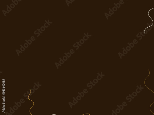 Organic Art Nouveau Curve Pattern Decorative Floral Design