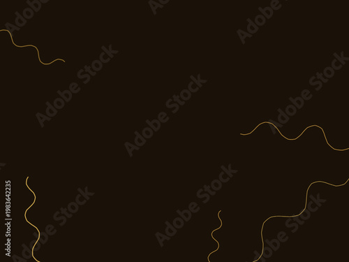 Art Nouveau Flowing Vine Ornament Elegant Luxury Background