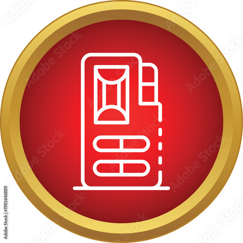 Hand holding a compact electronic vaporizing device