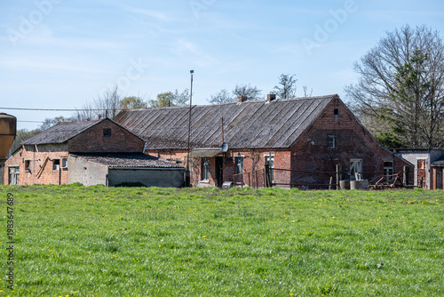 Rural landscape with fields in Geel