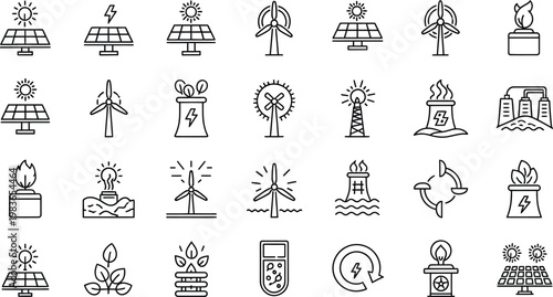 Collection of vintage hand drawn religious symbol illustrations