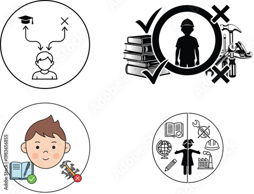 Exploring career paths and educational aspirations for children