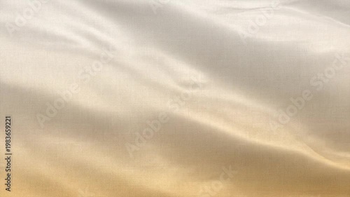 Soft folds of white fabric texture.