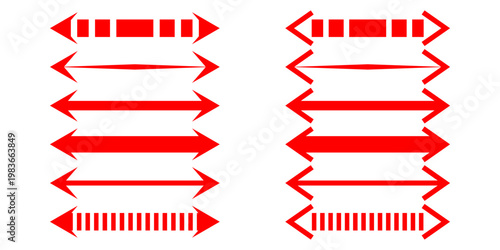 Short arrow vector icon. Isolated design element