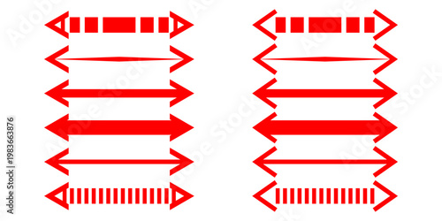 Short arrow vector icon. Isolated design element