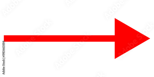 Short arrow vector icon. Isolated design element