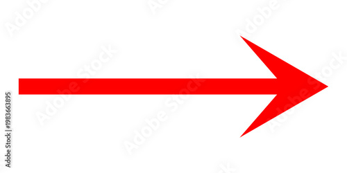 Short arrow vector icon. Isolated design element