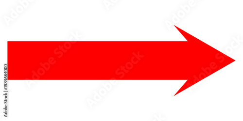 Short arrow vector icon. Isolated design element