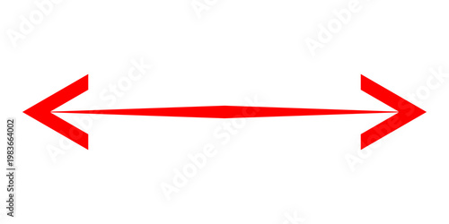 Short arrow vector icon. Isolated design element